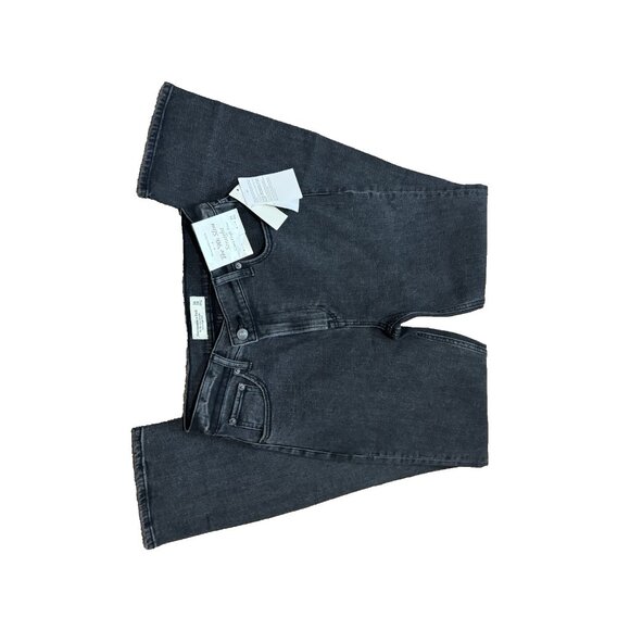 Abercrombie & Fitch Women's The 90's Slim Straight Ultra High-Rise Black Size 24 - Picture 5 of 10